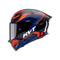 CASCO INTEGRALE KYT TT-REVO SPEEDING NERO/ROSSO/BL