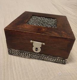 Scatola legno made in India