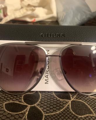 GUESS GU 00080 / Metal Pilot Aviator - Gunmetal / 