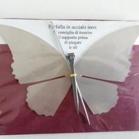 Coppia di Farfalle in acciaio inox - per découpage