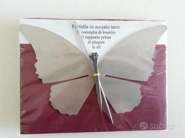 Coppia di Farfalle in acciaio inox - per découpage