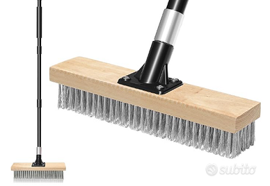 spazzol. con setole in acciaio per erba sintetica