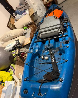 kayak canoa atlantis Draki pro pedali elica cm320