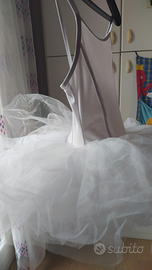 Body danza bianco 4-6 anni