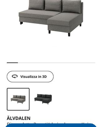 Divano letto ikea una piazza e mezza