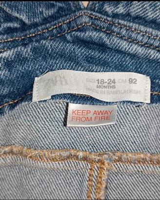 Salopette  jeans bimbo ZARA