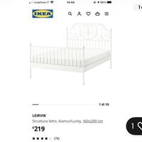Letto ikea bianco