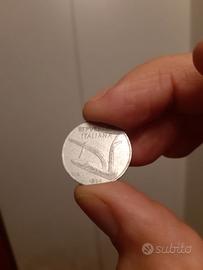 10  lire  spiga  e  5 lire  delfino .