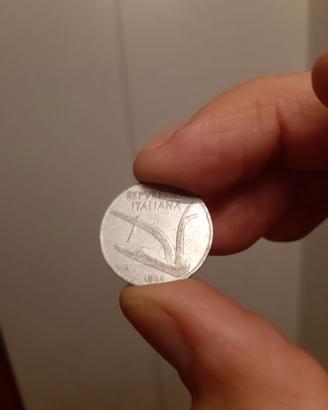 10  lire  spiga  e  5 lire  delfino .