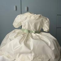 Vestito battesimo bambine sartoriale nuovo 