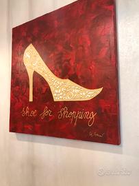 Dipinto in rilievo tecnica mista