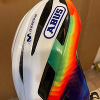 Casco X bici. Abus’ movistar