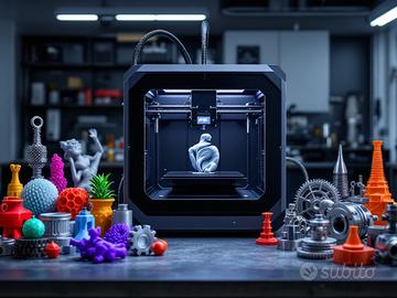 STAMPA 3D DI PARTICOLARI IN PLASTICA E METALLO