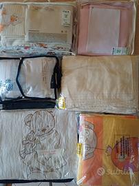 completi lenzuola  lettino, carrozzina, navetta 