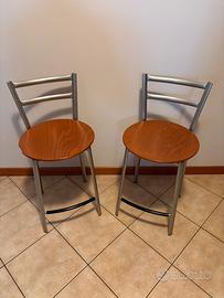 Sgabelli Calligaris in ciliegio