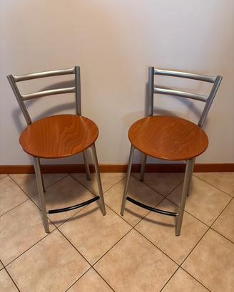 Sgabelli Calligaris in ciliegio