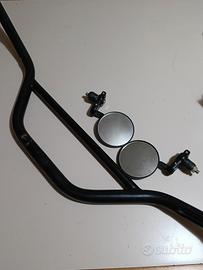 Manubrio scrambler / cafè racer + specchietti