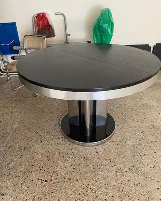 tavolo rotondo nero