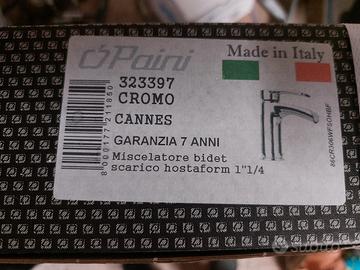 miscelatore bidet paini 