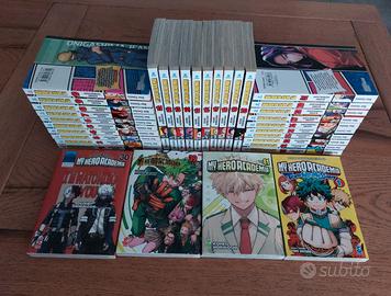 Lotto Manga 37 volumi (My Hero Academia, ecc)