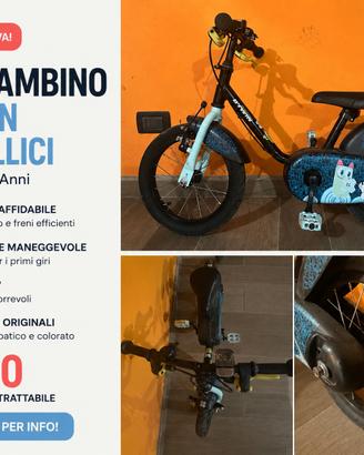 Bici B’TWIN 14” Bambino come Nuova