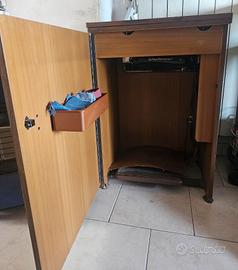 macchina da cucire a pedali antica 