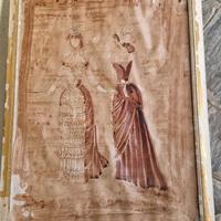 Disegno donne in abito d'epoca Vintage