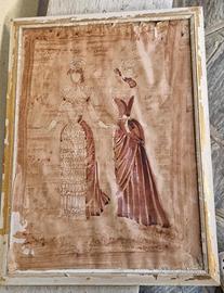 Disegno donne in abito d'epoca Vintage