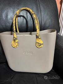 Borsa O  Bag color  beige