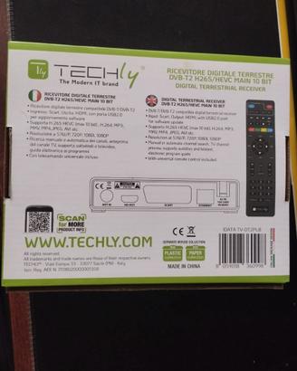 Decoder Digitale Terrestre DVB-T2 H.265/HEVC Techl