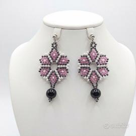 Orecchini statement artigianali Gipsy- Boho,- Chic