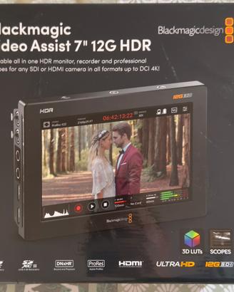 Blackmagic Video Assist 12G HDR monitor recorder