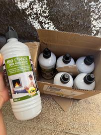 6 bottiglie (1 lt/bt) di bio ethanol