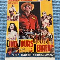 Cartolina film Cinq Jours de Terreur