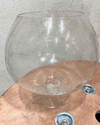Vaso o portatutto in vetro