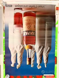 Campari Bitter Poster pubblicitario bottiglia