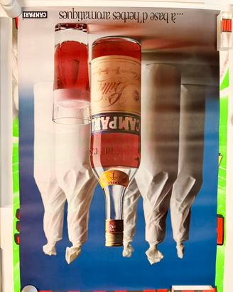Campari Bitter Poster pubblicitario bottiglia