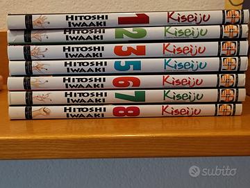 Manga Kiseiju 1-8 (Volume 4 escluso)