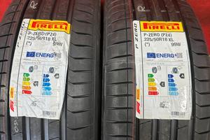 225 50 18 Gomme Estive Pirelli Nuove 225 50R18