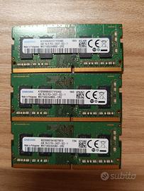 Samsung RAM ddr4 da 12GB (3x4GB) 2400MHz