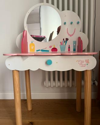 Toletta giochi Janod Petit miss tavolino trucco
