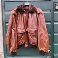 Giacca pelle vintage taglia XL