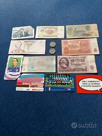 banconote monete schede 