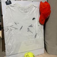 Maglia firmata da Sinner, Alcaraz + 4 ATP finals