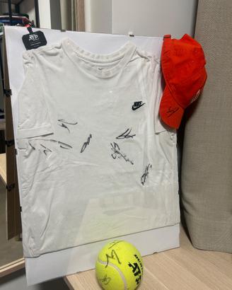Maglia firmata da Sinner, Alcaraz + 4 ATP finals
