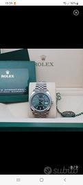 rolex datejust 41 verde menta