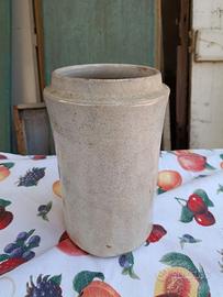 Antico vasetto pugliese ceramica terracotta rustic
