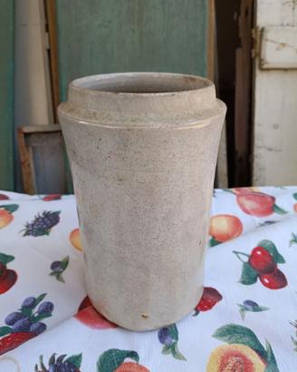 Antico vasetto pugliese ceramica terracotta rustic