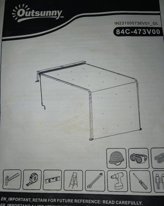 pergola con tenda retrattile 