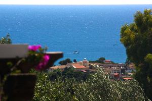 Vista mare,giardino alberato,tranquillissima